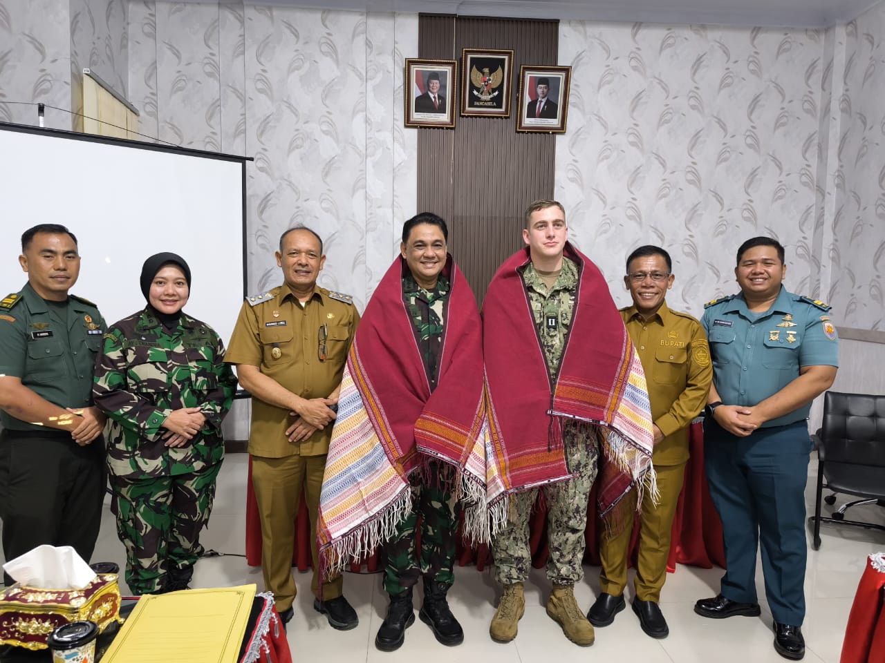 Bupati Tapanuli Tengah terima kunjungan Dansatgas Pasific Panthership 2026, dukung PDSS PP 2026