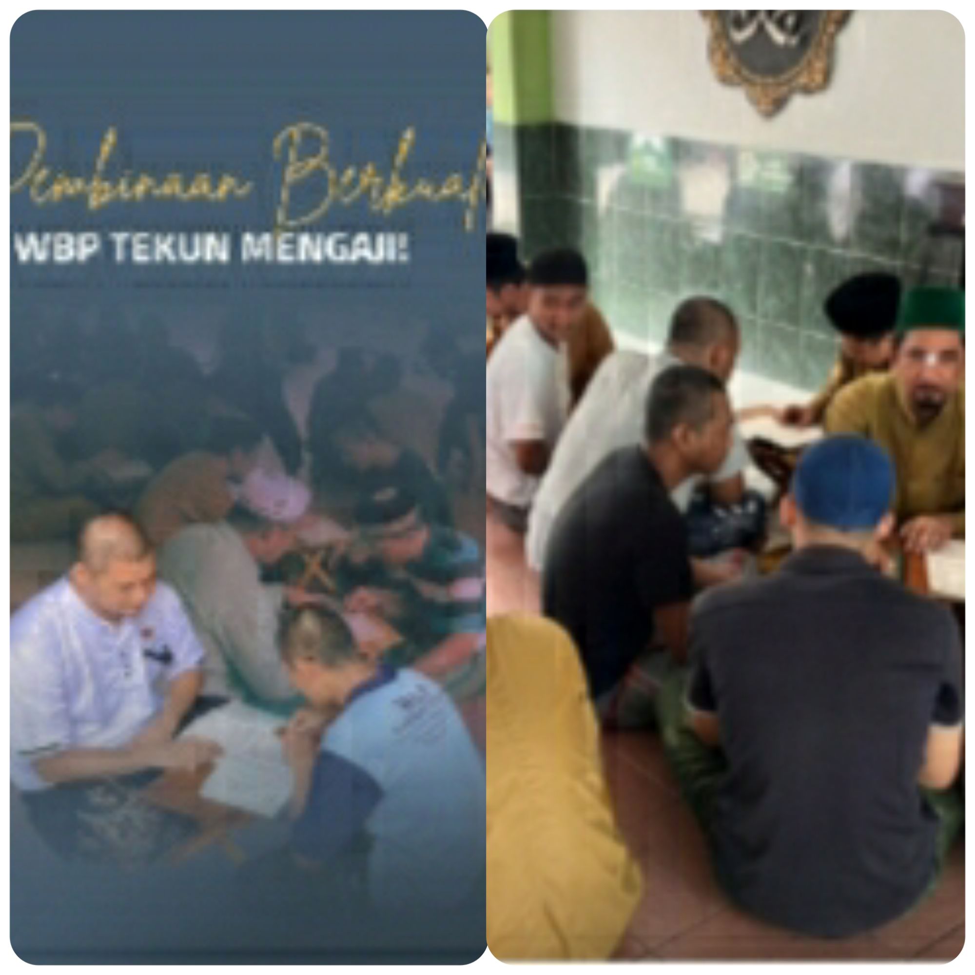 Lapas Sidoarjo Gelar Kegiatan Mengaji Rutin, Wujud Pembinaan Kepribadian yang Berkelanjutan