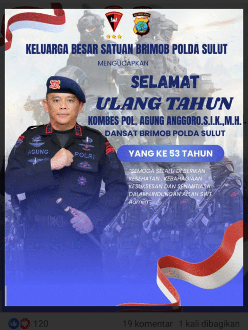 Kombes Pol. Agung Anggoro: Inspirasi di Usia 53, Brimob Polda Sulut Makin