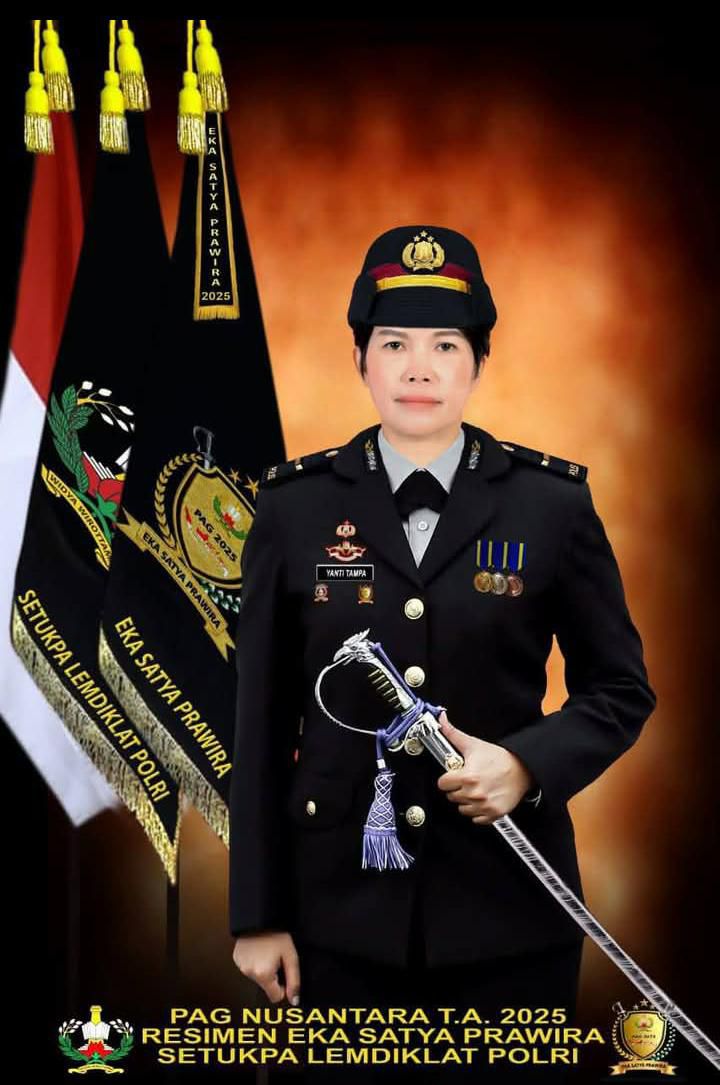 Selamat dan Sukses Selalu – Ipda Yanti Tampa Sukses Menyelesaikan Pendidikan di PAG Nusantara Resimen Eka Satya Prawira Setukpa Lemdiklat Polri, Siap Menjalankan Tugas dengan Dedikasi Tinggi