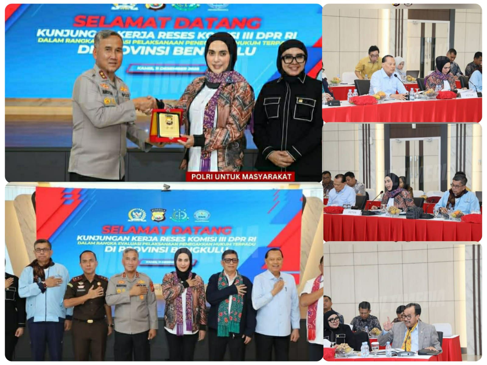 Polda Bengkulu Terima Kunjungan Kerja Reses Komisi III DPR RI – Bahas Strategi Penegakan Hukum dan Realisasi Kinerja Anggaran Penggunaan Habis (APH)