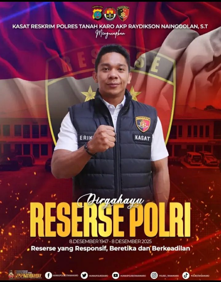 AKP Raydikson Nainggolan: Reserse Polres Tanah Karo Siap Jadi Garda Terdepan Jaga Keamanan dan Kepercayaan Masyarakat di Era Digital”