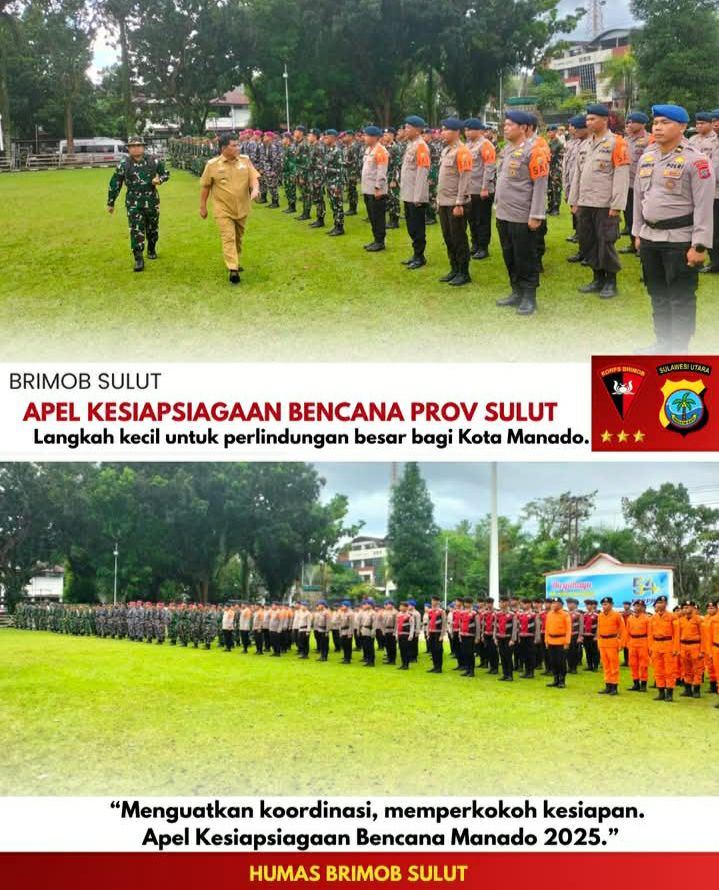 Manado Siaga Bencana: BRIMOB Sulut Gandeng Teknologi dan Masyarakat, Lahirkan “Manado Tangguh”, Lindungi Kota dari Bencana