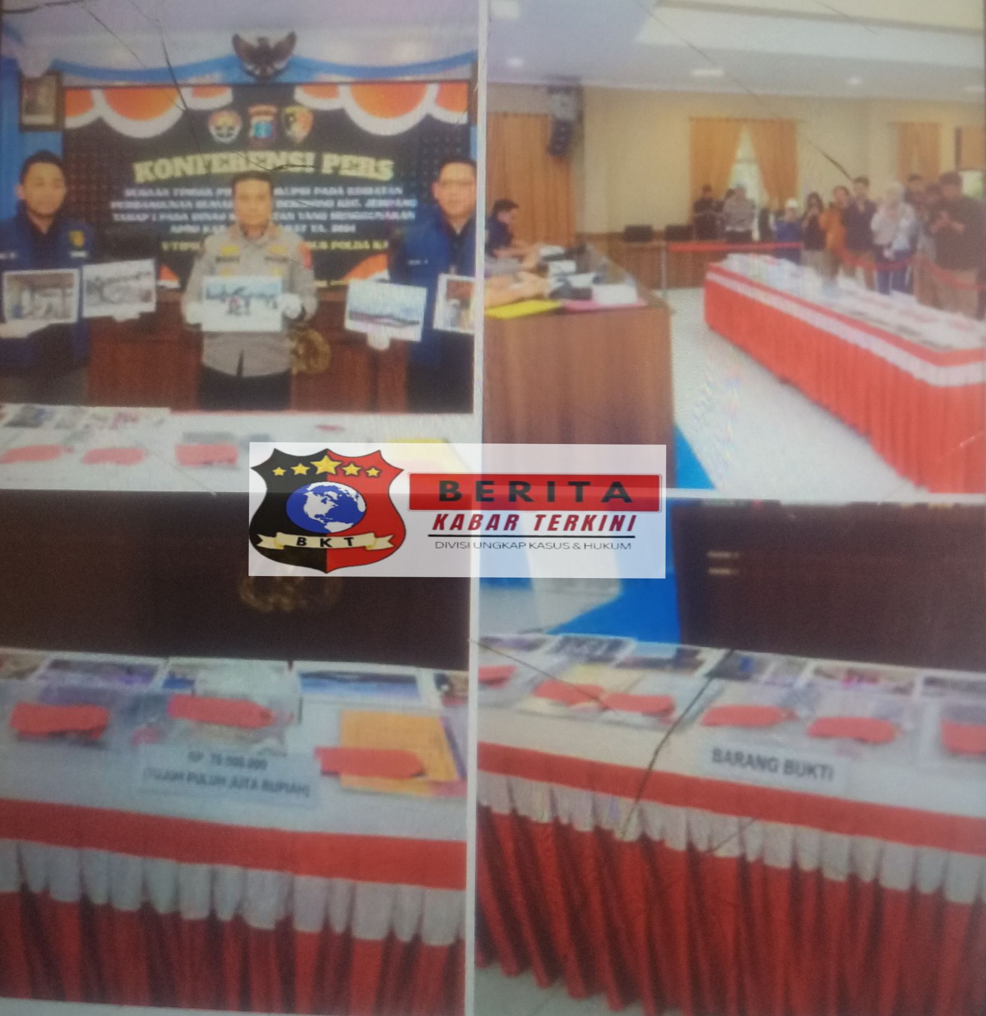 GELAR KONFERENSI PERS, POLDA KALTIM SAMPAIKAN PENGUNGKAPAN DUGAAN KORUPSI PEMBANGUNAN RS BEKOKONG KUBAR DENGAN POTENSI KERUGIAN NEGARA HINGGA RP4,16 MILYAR