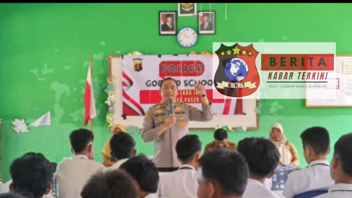 Polsek Long Ikis Edukasi Pelajar SMPN 8 Tiwei Lewat Program Police Goes to School, Bangun Generasi Muda Sadar Hukum