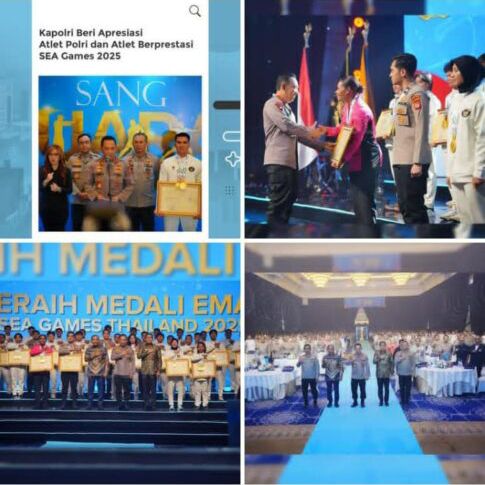 KAPOLRI JENDERAL POL LISTYO SIGIT PRABOWO APRESIASI ATLET YANG MENHARUMKAN INDONESIA DI SEA GAMES 2025 – 38 PERSONEL POLRI DAPAT KENAIKAN PANGKAT, 101 ATLET NON-POLRI DIBUKA PELUANG BERGABUNG KE POLRI