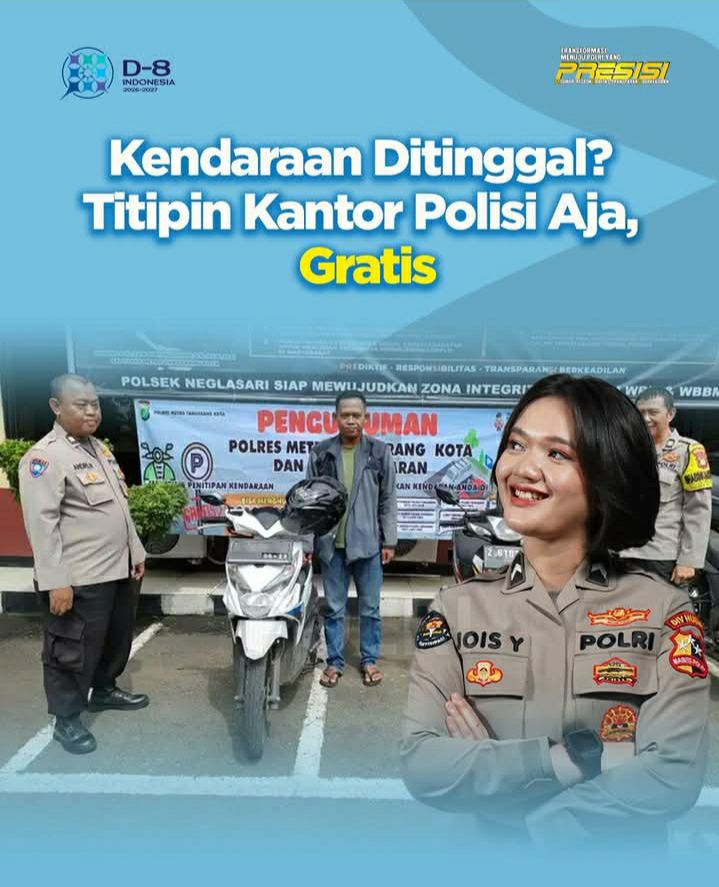 Liburan Panjang? Jangan Lupa Amankan Kendaraanmu – Polisi Tawarkan Layanan Penitipan Kendaraan Bermotor GRATIS di Kantor Polisi Terdekat!