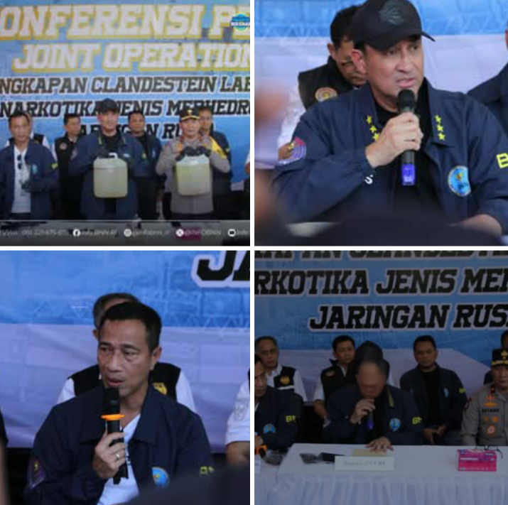 UNGKAP CLANDESTINE LABORATORY DI BALI, BNN AMANKAN DUA WN RUSIA YANG PRODUKSI NARKOTIKA JENIS MEPHEDRONE