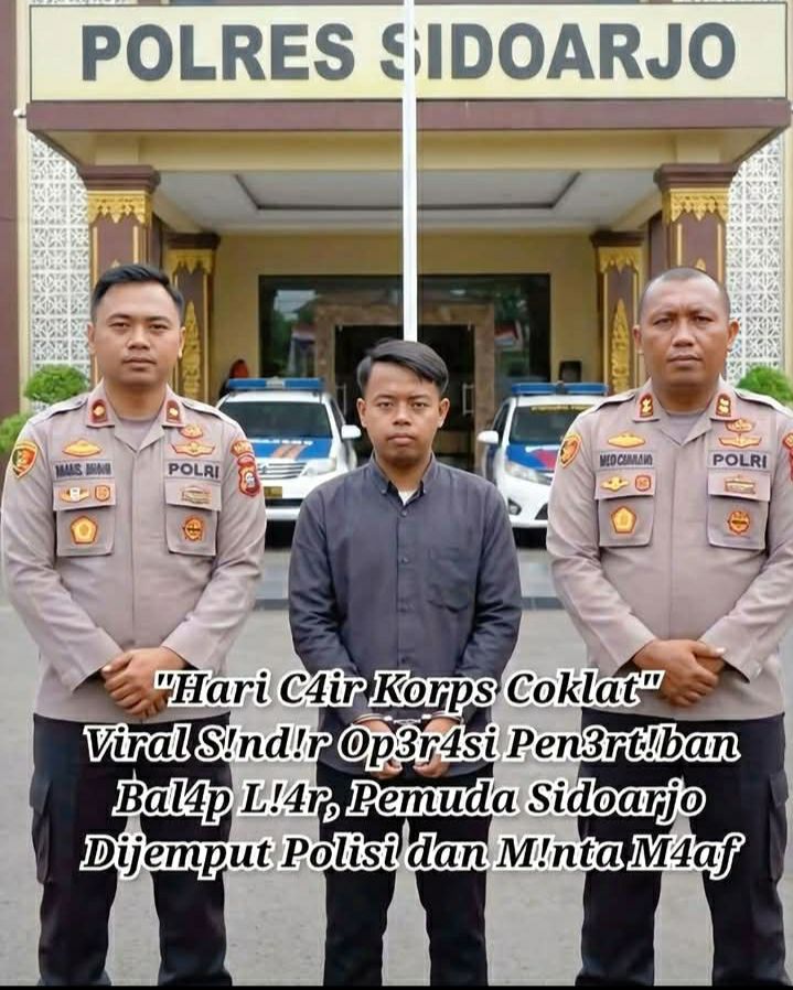 UNGGAHAN VIDEO DI TIKTOK YANG MENYINDIR OPERASI PENERTIBAN BALAP LIAR, PEMUDA SIDOARJO DIMINTA KLARIFIKASI OLEH SATLANTAS POLRESTA SIDOARJO