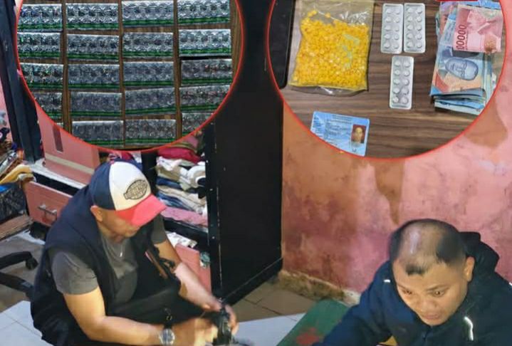 Polres Metro Bekasi Kabupaten Gempur Peredaran Obat Keras Ilegal, 9 Pelaku Diamankan, 1.397 Butir Obat Disita